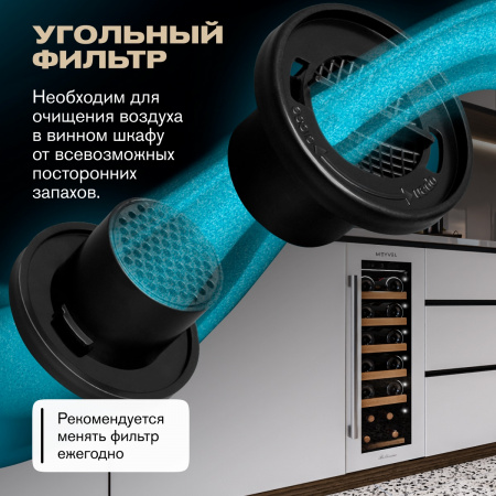 Винный холодильник (шкаф) компрессорный MEYVEL MV19-KWT1