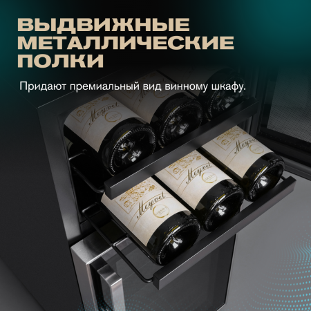 Винный холодильник (шкаф) термоэлектрический MEYVEL MV21-BF2 (EASY)