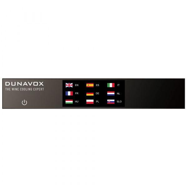 Винный холодильник (шкаф) компрессорный Dunavox DVN-109.291DOP.TO